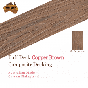 Copper Brown Composite Decking