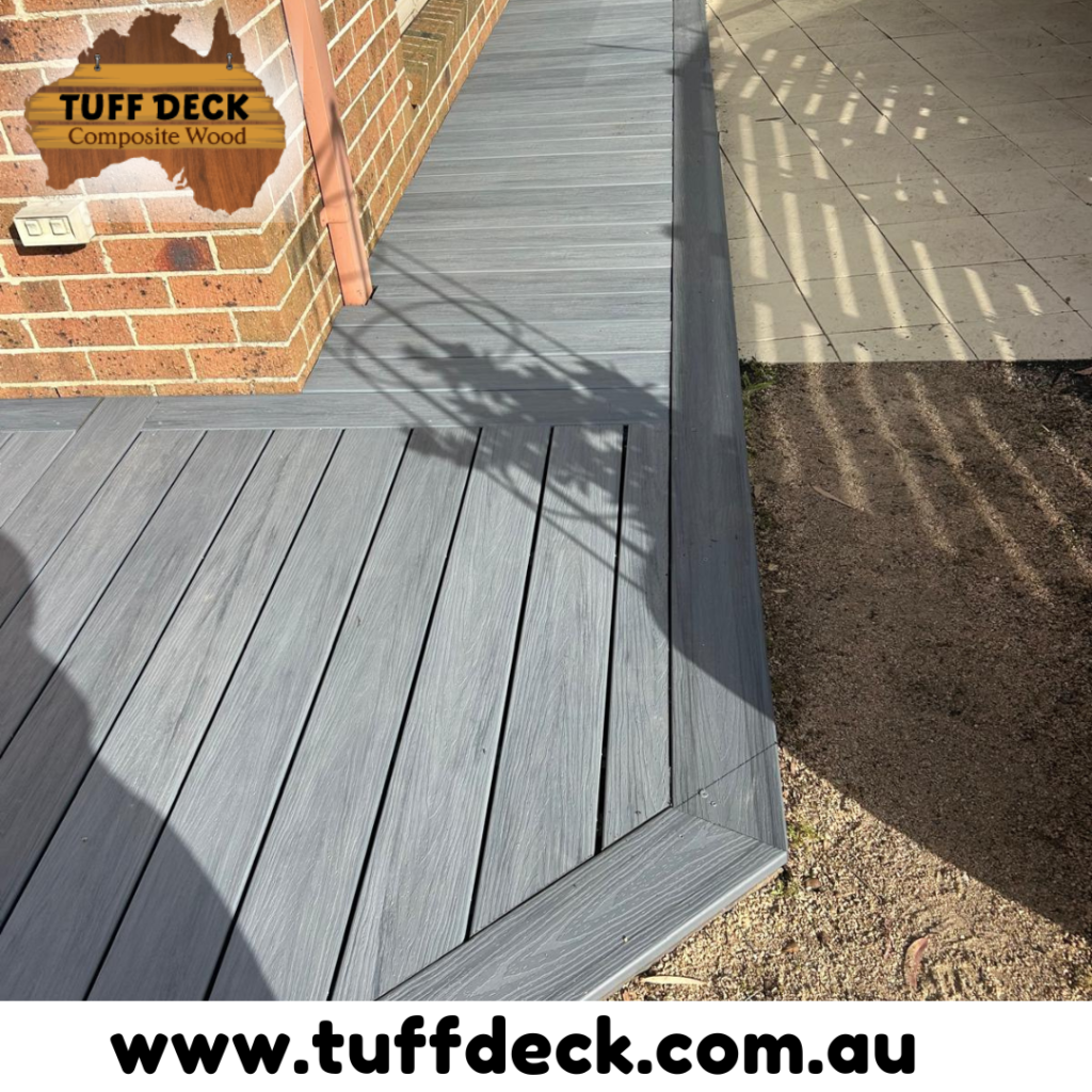 Smoke White Composite Decking