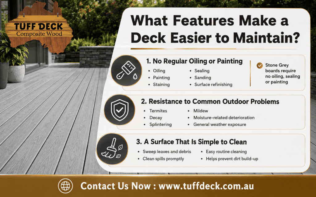 What Features Make a Deck Easier to Maintain?